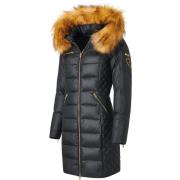 Ciara Faux Fur Jas Rockandblue , Black , Dames