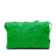 Pre-owned Leather crossbody-bags Bottega Veneta Vintage , Green , Dame...