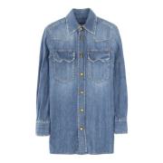 Denim Overhemd Seafarer , Blue , Dames