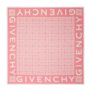 Zijden Vierkante Sjaal 4G Givenchy , Pink , Dames