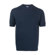 T-Shirt Drumohr , Blue , Heren
