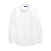 Stretch Poplin Polo Shirt Polo Ralph Lauren , White , Heren