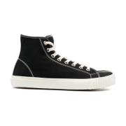 Zwarte Tabi Split-Teen High-Top Sneakers Maison Margiela , Black , Her...