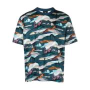 Grafische Print T-shirts en Polos PS By Paul Smith , Blue , Heren