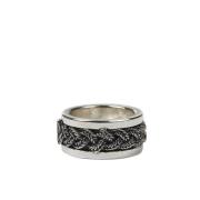 925 Zilveren Ring Emanuele Bicocchi , Gray , Unisex