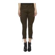 Taps toelopende broek Dsquared2 , Brown , Dames