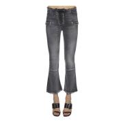 Boot-gesneden jeans Unravel Project , Gray , Dames