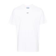 Stamp Slim Fit Tee Off White , White , Heren