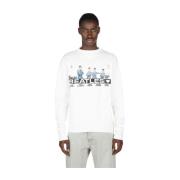 Beatles Grafische Sweatshirt Human Made , White , Heren