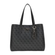 Guess Winkel Tas in Kunstleer Guess , Black , Dames