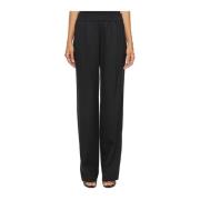 Logo Banded Broek Helmut Lang , Black , Dames