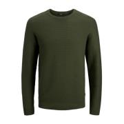 Brei Crew Neck Genser Jack & Jones , Green , Heren