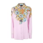 Multi Crepe de Chine Shirt Etro , Multicolor , Dames