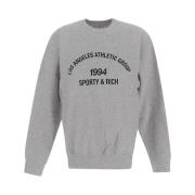 Sportieve Katoenen Sweatshirt Sporty & Rich , Gray , Dames