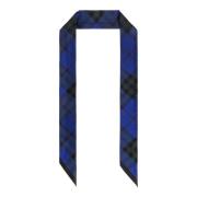 Zijden sjaal Burberry , Blue , Dames