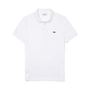 Slim Fit Polo Lacoste , White , Heren