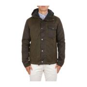 Groene Katoenen Waterdichte Jas Barbour , Green , Heren