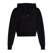 Hoodie met logo Jacquemus , Black , Dames