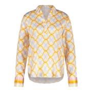 Zijden blouse met kraag Herzen's Angelegenheit , Multicolor , Dames