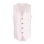 Roze Wollen Vest met Knoopsluiting Ami Paris , Pink , Dames