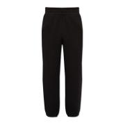 Sweatpants met logo Moncler , Black , Heren