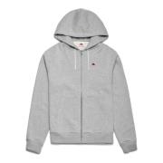 Portos Hoodie, Grijs Marl Kappa , Gray , Heren