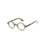 Stijlvol Olivetortoise Optisch Montuur Moscot , Green , Unisex