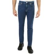Heren Skinny Jeans met Logo Tommy Hilfiger , Blue , Heren
