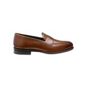 Premium Leren Loafer Loake , Brown , Heren