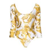 Witte Topkleding voor Vrouwen Versace Jeans Couture , White , Dames