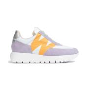 Urban Sneaker met MemoryGel Binnenzool Wonders , Purple , Dames