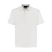 Katoenen Polo Shirt voor Heren Brioni , White , Heren