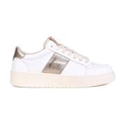 Bia/Oro Leren Sneakers Saint Sneakers , White , Dames