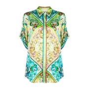 Dromerige Zijden Shirt Alemais , Multicolor , Dames