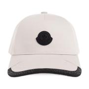 Baseballpet met logo Moncler , Gray , Dames