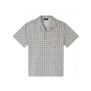 Korte mouwen overhemd met textuurpatronen A.p.c. , Beige , Heren
