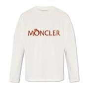 T-shirt met logo Moncler , Beige , Heren