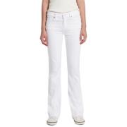 Pure White Bootcut Tailorless met Distressed Zoom 7 For All Mankind , ...