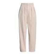 Beige Denim Jeans voor Dames Brunello Cucinelli , Beige , Dames