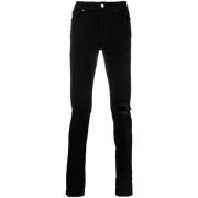 Zwarte Distressed Skinny Jeans Amiri , Black , Heren