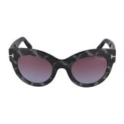 Stijlvolle zonnebril Ft1063 Tom Ford , Multicolor , Dames