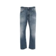 Blauwe Ss24 Heren Jeans Mauro Grifoni , Blue , Heren