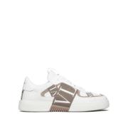 Witte lage sneakers met VLTN-logo Valentino Garavani , White , Heren