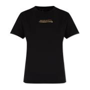 ‘Perta’ T-shirt AllSaints , Black , Dames
