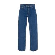 Gewassen indigo straight-leg jeans A.p.c. , Blue , Heren