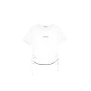 Witte T-shirt 100% samenstelling Hinnominate , White , Dames