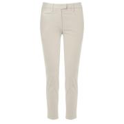 Beige Slim Chino Broek Dondup , Beige , Dames