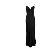 Elegante V0555 Nero Lange Jurk Philosophy di Lorenzo Serafini , Black ...