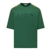 Oversized T-Shirt Collectie Lanvin , Green , Heren