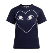 Blauw Hart T-Shirt van Comme Des Garçons Play Comme des Garçons Play ,...